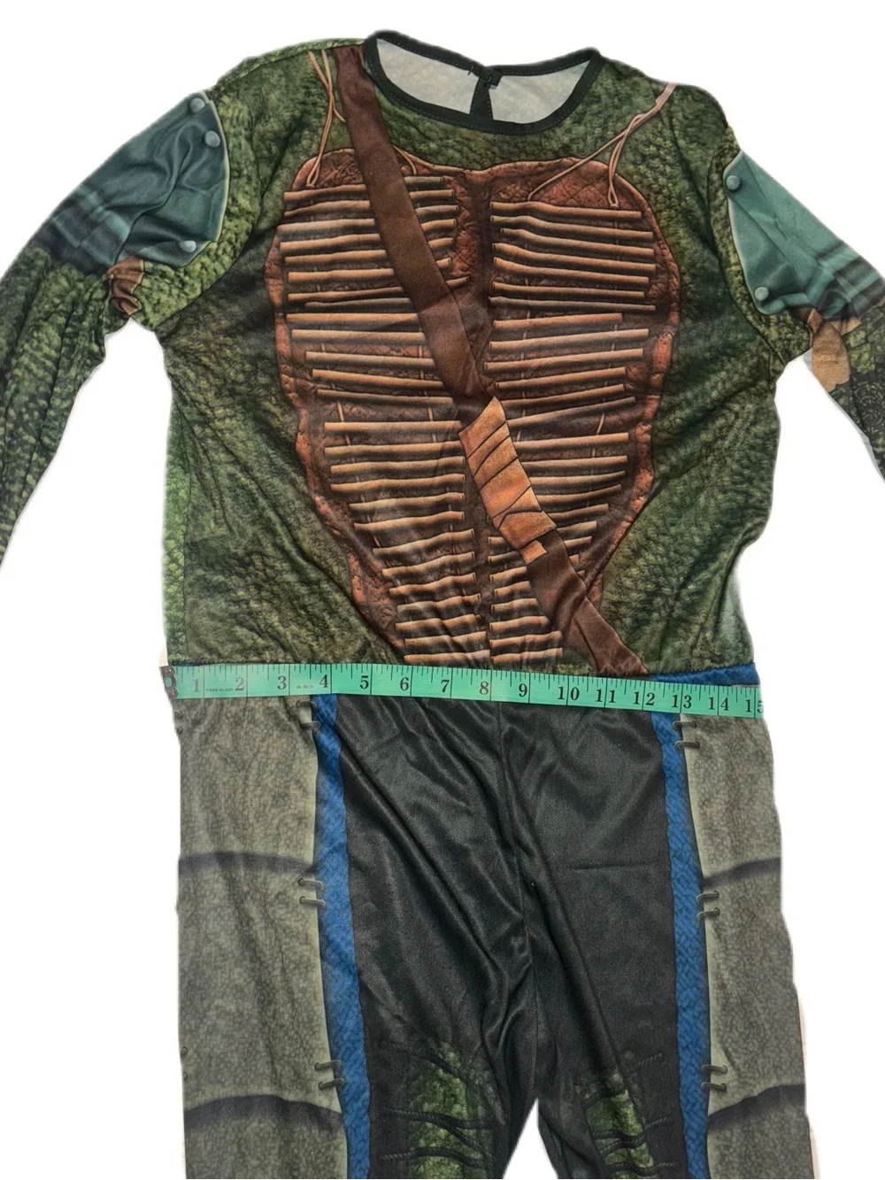 Teenage Mutant Ninja Turtle TMNT Leonardo Leo Kids Costume Bodysuit & Shell L